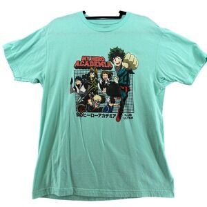 My Hero Academia T-Shirt Anime Graphic Tee‎ Crunchyroll Plus Ultra L